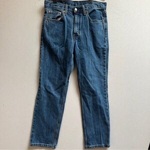Levi’s 516 Straight Leg Classic Blue Denim Jeans Sz 33